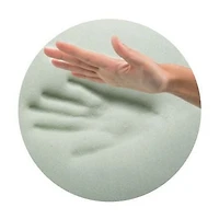 Spa Sensations by Zinus 4 Inch Theratouch Memory Foam Mattress Topper with Removable Cover- 5 Year Warranty
