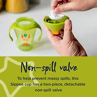 Tommee Tippee Sippee Trainer Cup with Handles, Spill-Proof, 8oz, 7m+, Pack of 2 (Designs Will Vary), 7m+