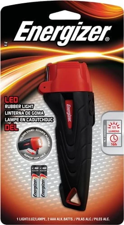 Energizer Rubber LED Flashlight (AAA)