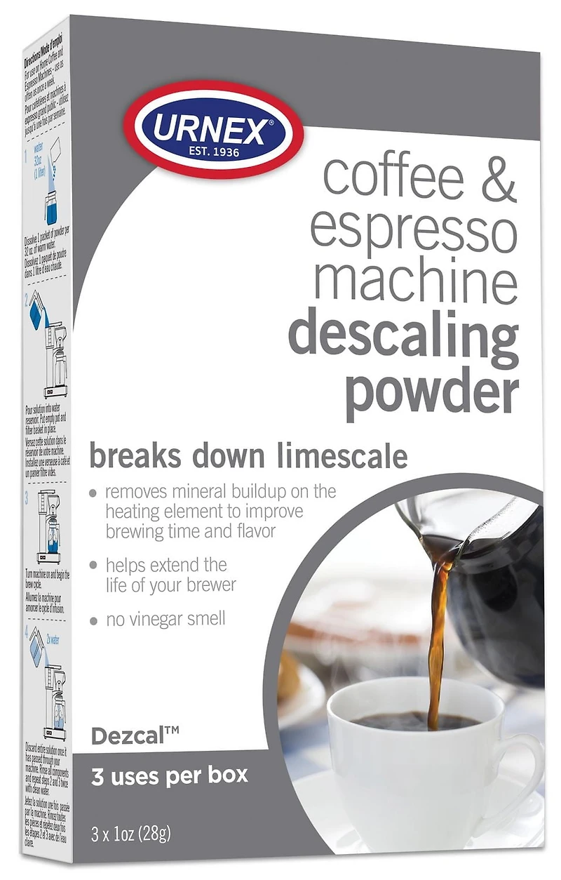 Urnex Dezcal® Descaling Powder, Dezcal® descaling powder
