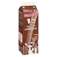 Reid's Dairy Partly Skimmed Chocolate Milk 1% M.F., 1 L