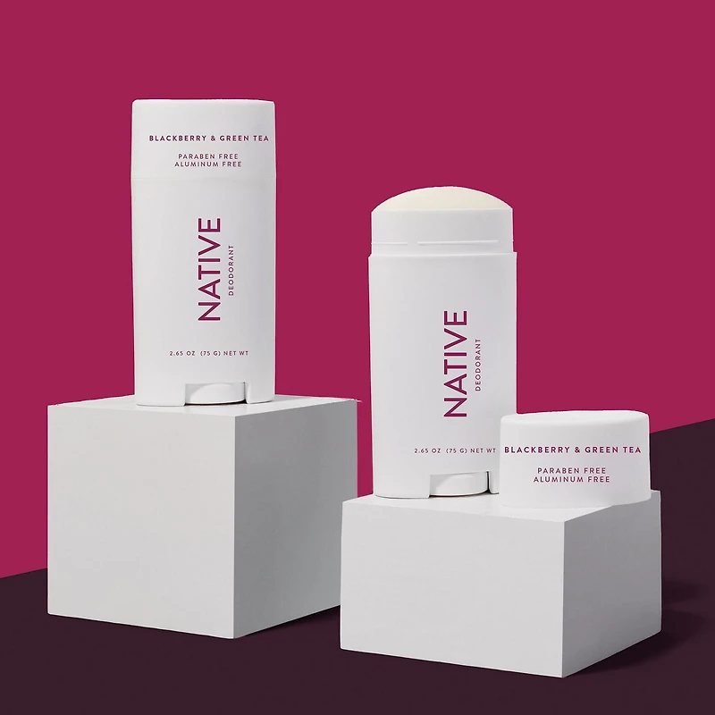 Native Natural Deodorant, Blackberry & Green Tea, Aluminum Free