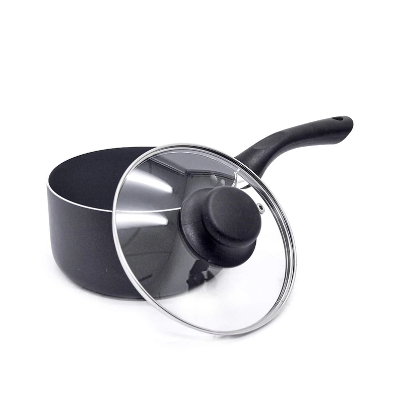 Starbasix Casserole de 1,6L (1,7Qt) avec couvercle Revêtement antiadhésif