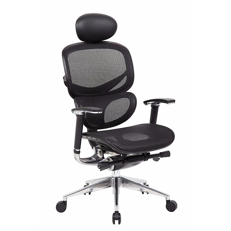 Nicer Furniture Synchro Mechanism Control And Headset Adjustable Office Chair