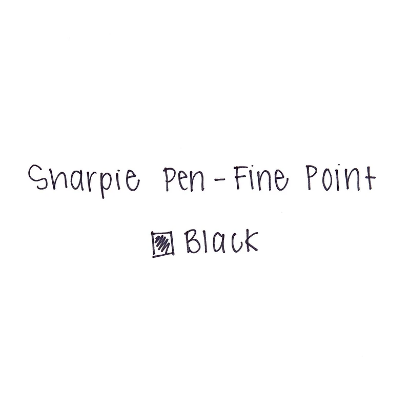 Stylos Sharpie, pointe feutre, pointe fine (0,4 mm), noir