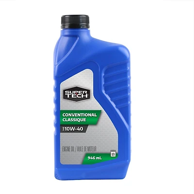 Huile moteur conventionnelle Super Tech 10W40 946 ML