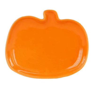 Way to Celebrate Halloween Icon Ceramic Décor Dish, Pumpkin