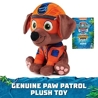 PAW Patrol Jungle Pups, Tracker 8-Inch Plush, Stuffed Animal Kids Toys for Boys & Girls Ages 3 and Up