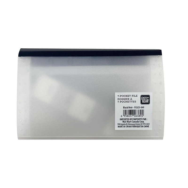 PEN+GEAR Dossier à 7 Pochettes Coupons Taille:7.08*4.527*0.866 "