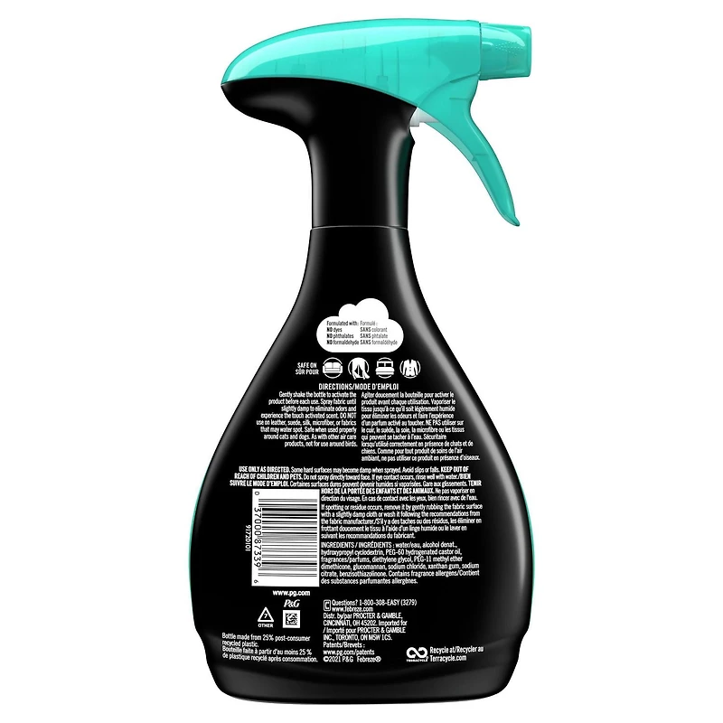 Febreze Unstopables Touch Fabric Spray and Odor Fighter, Fresh, 500 mL