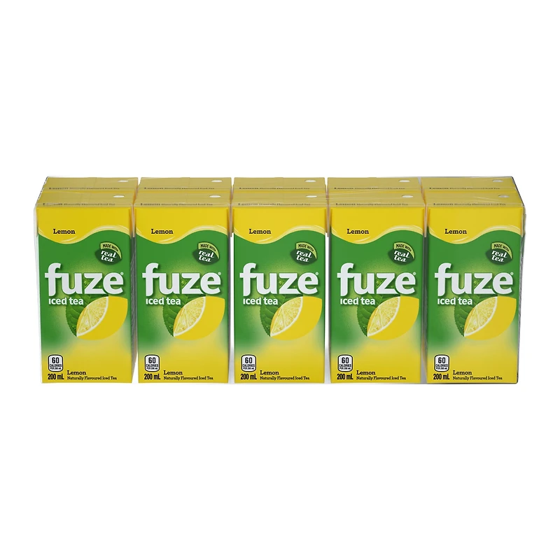 Fuze Iced Tea Lemon Cartons, 200 mL, 10 Pack