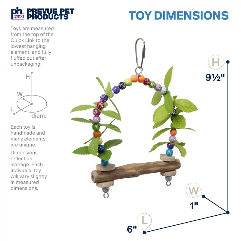 Prevue Paradise Swing Bird toy