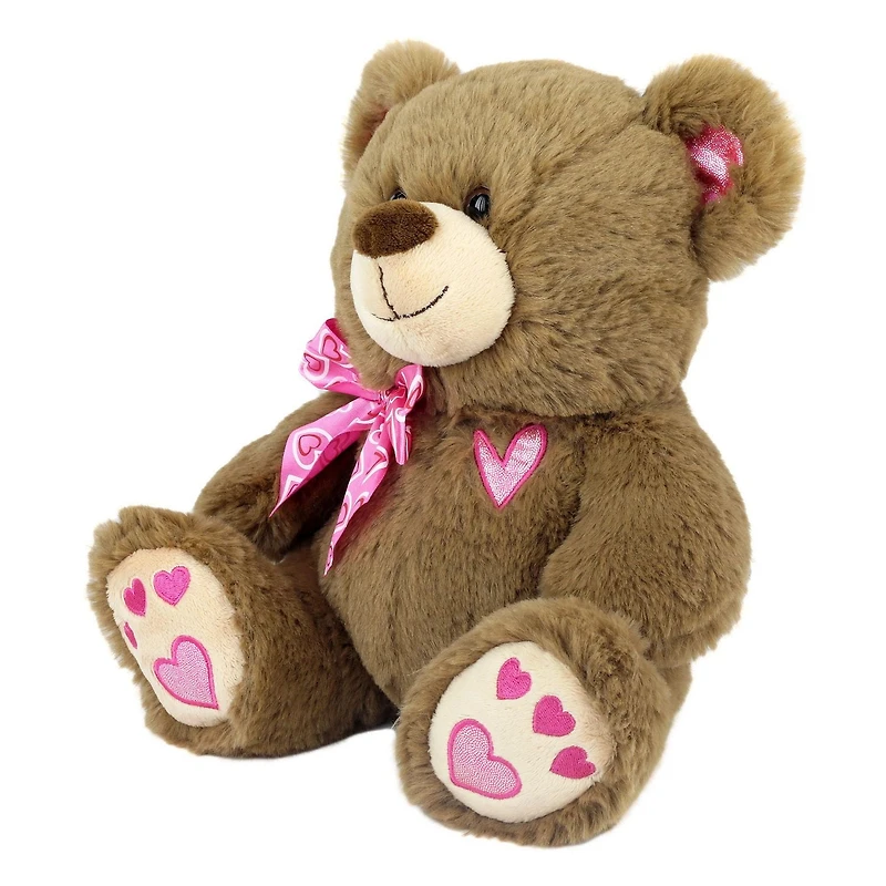 Tout pour Célébrer Saint-Valentin Ours en peluche Snuggly and Cuddly, Couleur Tan