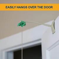 Pet Zone Play N Squeak Batting Practice Interactive Mouse Door Hanger Cat Toy