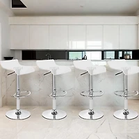 Algarin Adjustable Stool Set of  4