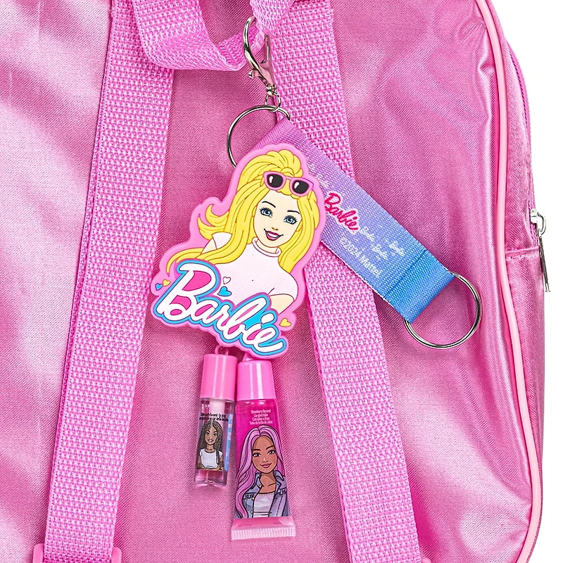Ensemble de petits porte-clés brillants à lèvres Barbie