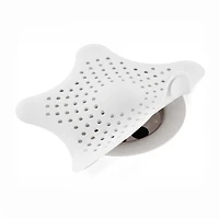 Era Silicone Hair Catcher White 6.18x6.18in, Hair catcher white
