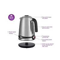 Salton Digital Temperature Control Kettle, 1.7L, JK2038,