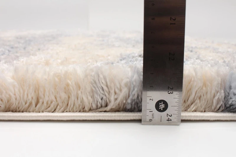 ECARPET Tapis Abstrait à Poils Longs, Tapis Moelleux pour Chambre à Coucher, Collection Larissa Ultra Douce et Pelucheuse