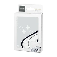 Kushies Crib sheet Breathable, 100% soft Cotton Percale  Neutral Unisex for Baby boys and girls - Space Blues