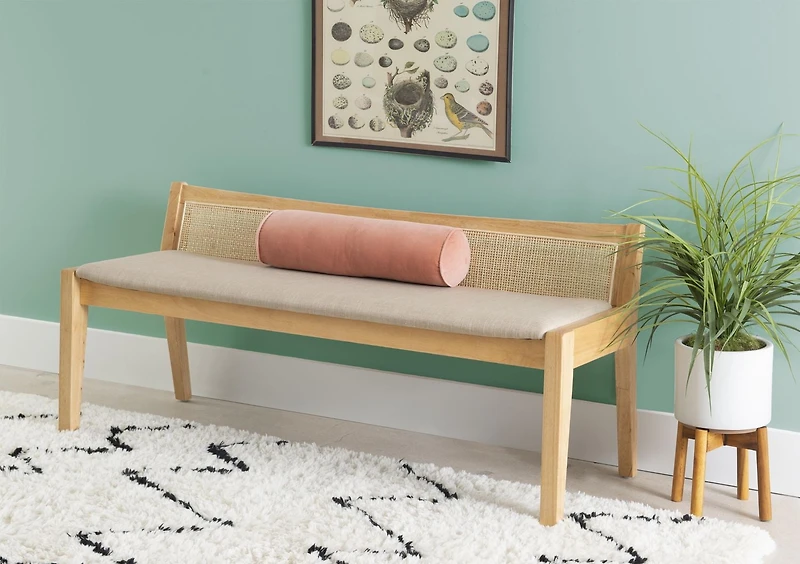 Claudie Cane Bench