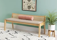 Claudie Cane Bench