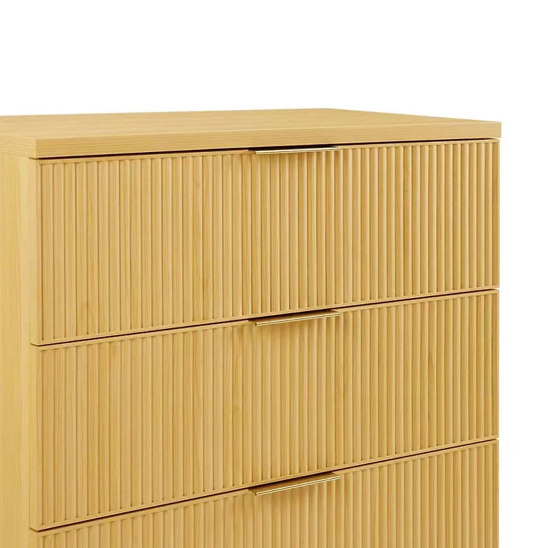 Better Homes & Gardens Cannelé Lillian Commode à 4 tiroirs