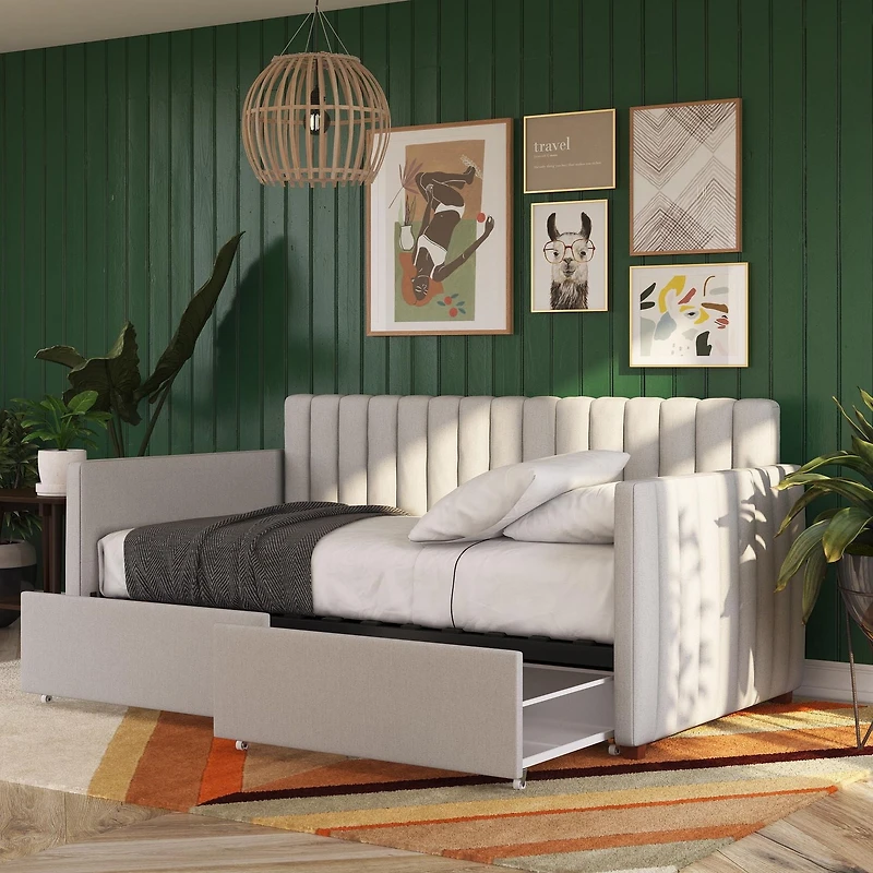 Novogratz Brittany Daybed with Storage Drawers