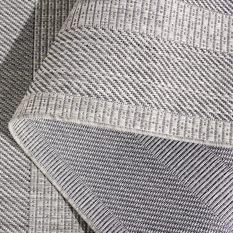 SAFAVIEH Beach House Joakim Bordered Indoor/Outdoor Area Rug