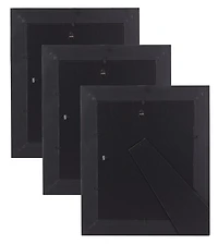 kieragrace KG Jean Photo Frame – 5-Inch by 7-Inch, Distressed Metal Effect Wood, 3-Pack