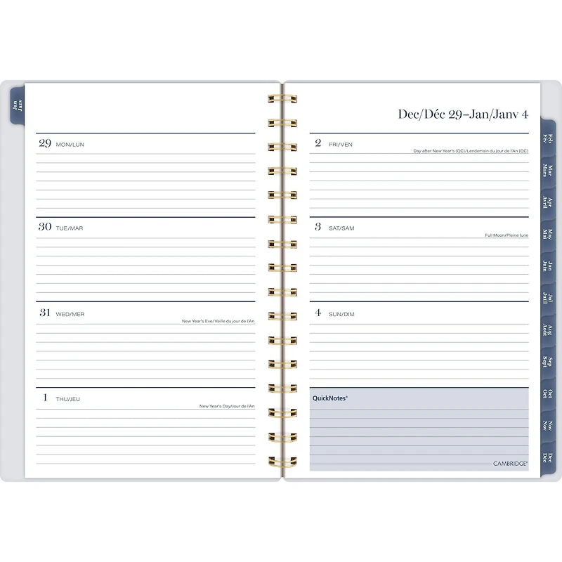 Agenda Petit CAMB magnolia chinois W/M,26 Agenda