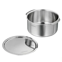 Tramontina Utsava Tri-Ply Clad Stainless Steel Covered Tope Patila