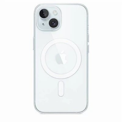 Apple Coque Transparente iPhone 15 avec MagSafe NB-24M