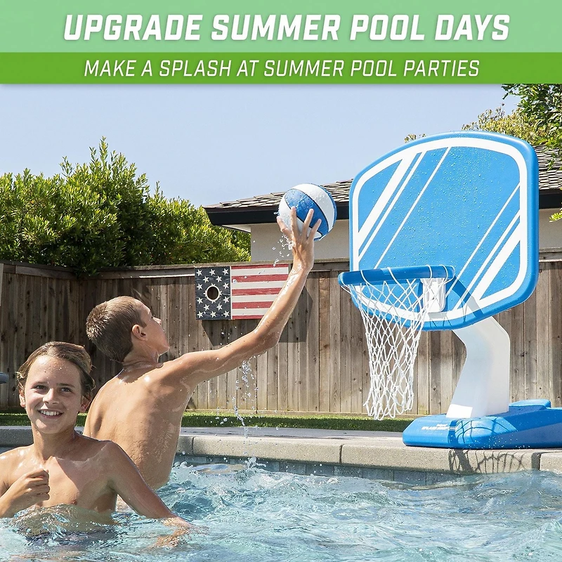 GoSports - Splash Hoop PRO Pool Basketball - Blue