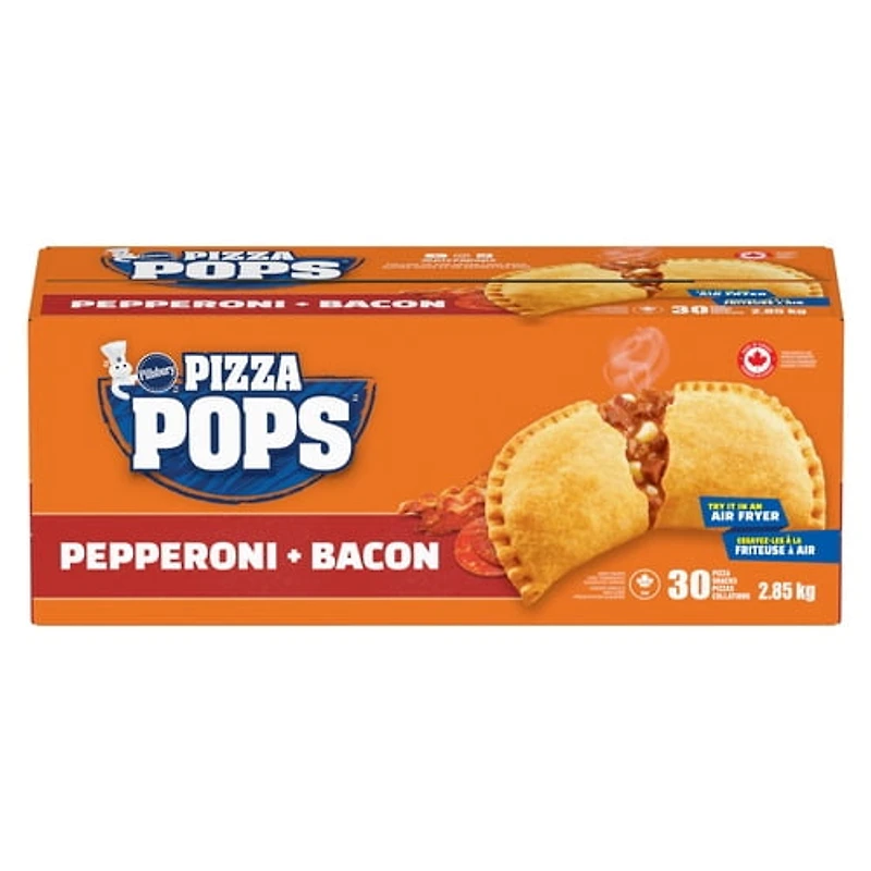 Pizza collations Pepperoni + bacon Pizza Pops de Pillsbury 30 pizzas collations, 2.85 kg
