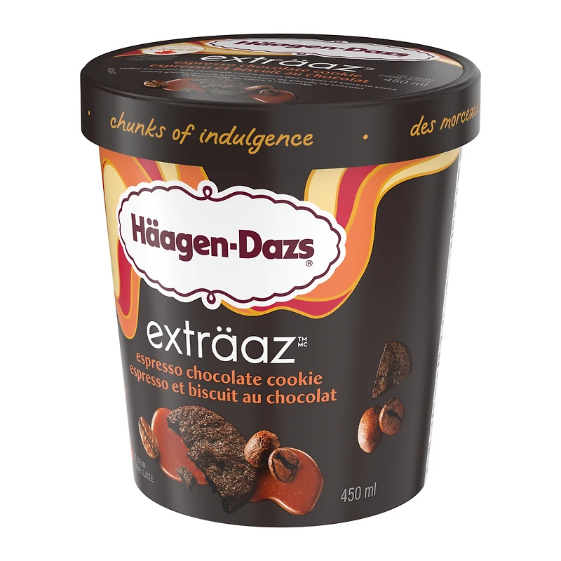 HÄAGEN-DAZS EXTRÄAZ Espresso Chocolate Cookie Ice Cream 450 ml