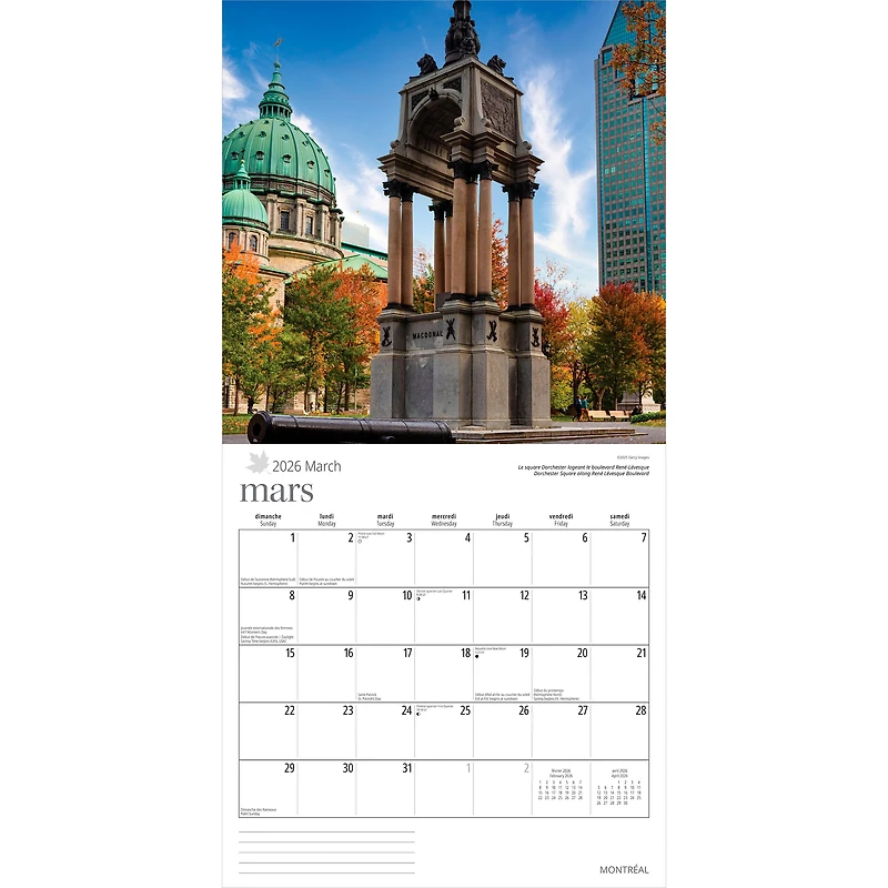 Montréal 2026 Carré ANGLAISE FRANÇAISE Wyman