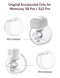 Beast Pump Milk Collector Cup Only Compatible with Momcozy S12 Pro/S9 Pro Breast Pump,NOT for S9/S12, Breast Pump Replacement Accessories,1 count