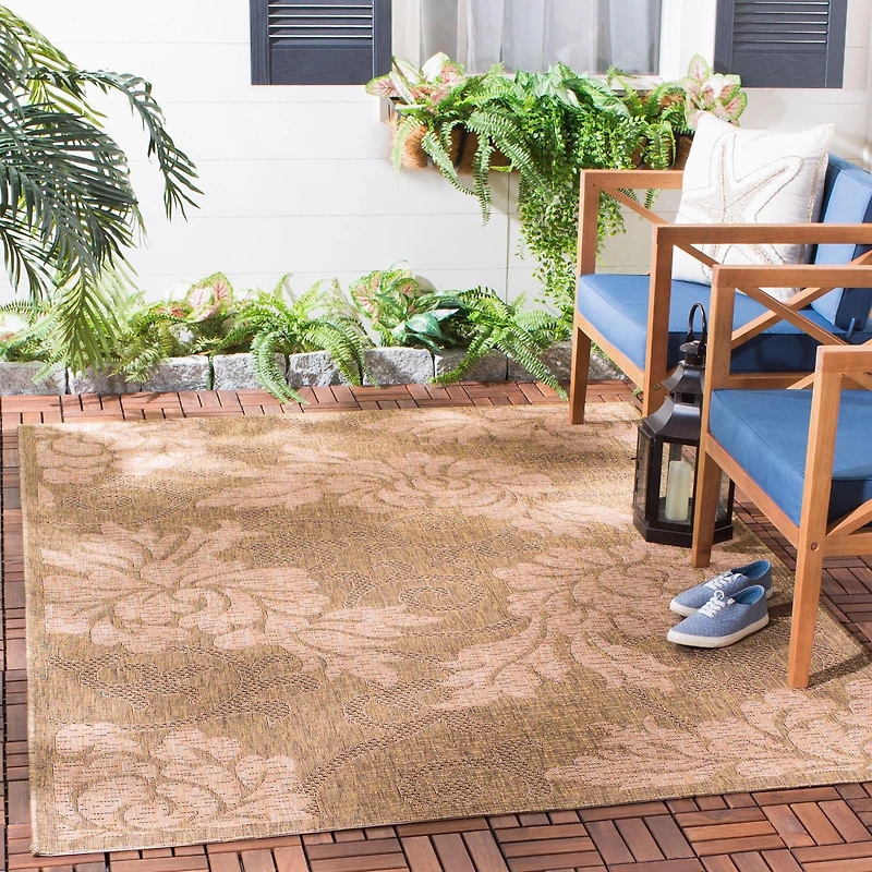 Safavieh Courtyard Adrian Floral Outdoor Area Rug