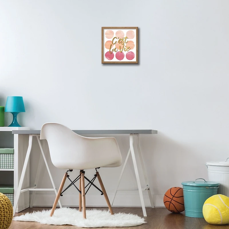 Artissimo Designs C'est La Vie Shadowbox - 14W x 14H x 1.18D