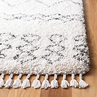 Safavieh Moroccan Fringe Scarlett Tapis Géométrique Shag
