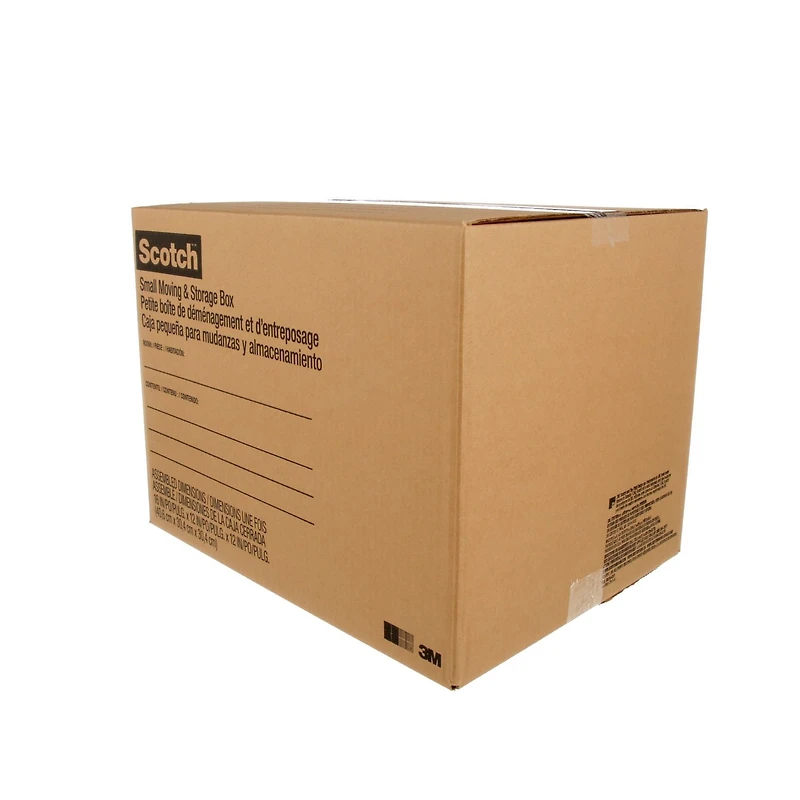 Scotch™ Moving & Storage Box 8026-ESF, 16 in x 12 in x 12 in, 8/Pack