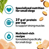 Beneful IncrediBites pour Petits Chiens avec Vrai Poulet, Nourriture Sèche pour Chiens 1,6-7 kg