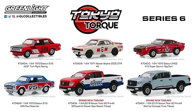 GreenLight 1:64 Tokyo Torque Die-Cast Vehicles Series 6