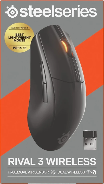 RIVAL 3 GEN2 WIRELESS MOUSE BLACK - PC