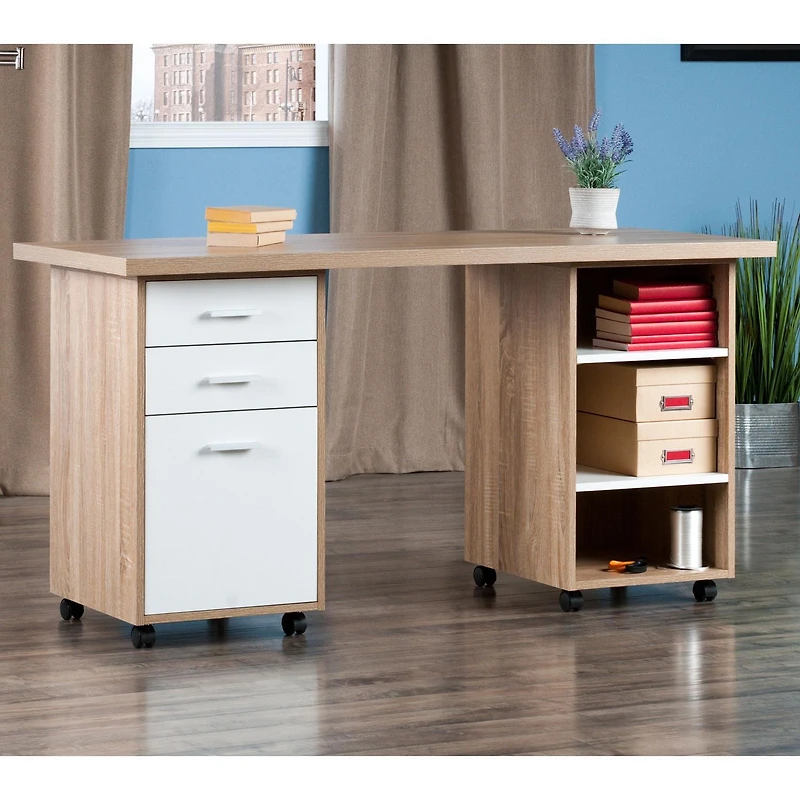 Winsome Kenner 3pc Set Bureau modulaire