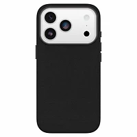OtterBox Étui Symmetry Cactus Leather MagSafe avec Contrôle de la Caméra Noir Ash (Noir) pour iPhone Air