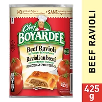 Ravioli au bœuf à la sauce tomate et viande de Chef BoyardeeMD 425g