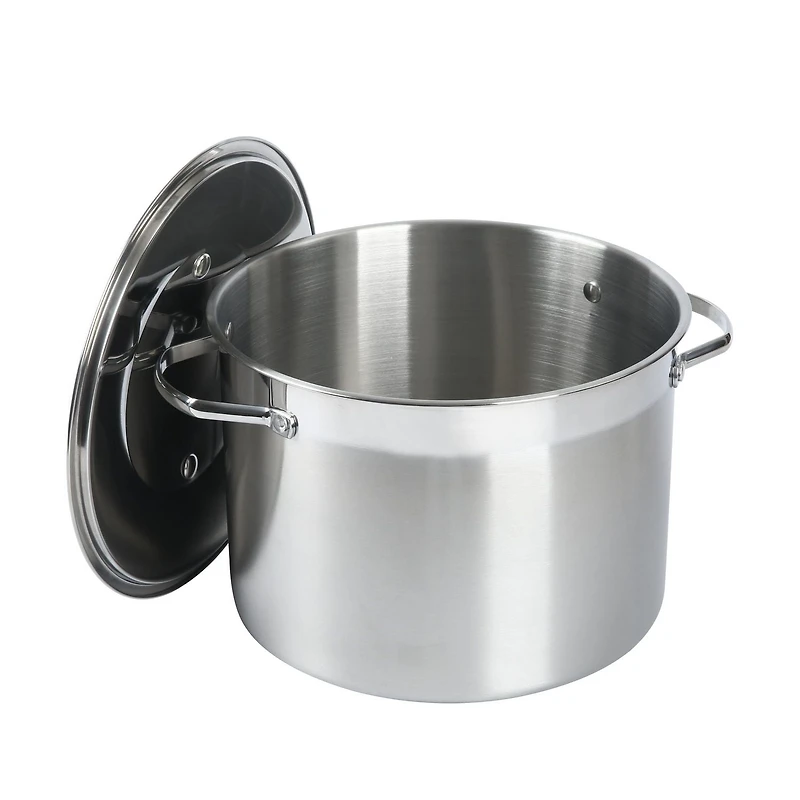 Marmite Mainstays en acier inoxydable de 8 pintes Marmite en acier inoxydable MS 8QT