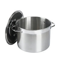 Marmite Mainstays en acier inoxydable de 8 pintes Marmite en acier inoxydable MS 8QT